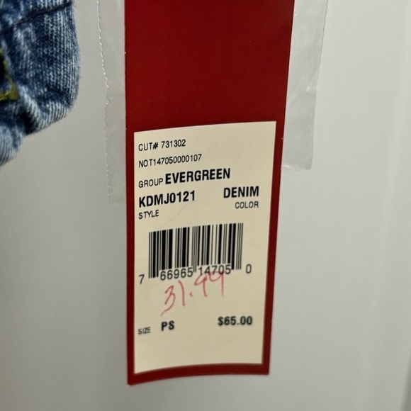 xSOLD Choices Petite Floral Embroidered Denim Jean Jacket, NWT, Petite Small - Picture 4 of 14